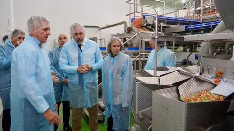 Visita a la empresa Ultracongelados Azarbe, de Santomera. (CARM)
