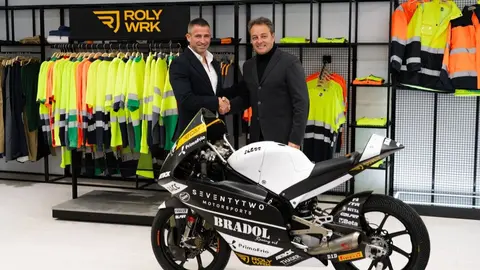 Sergio Izquierdo, director general de Gor Factory, y Emilio Alzamora, expiloto y director de Seventy Two Motorsports. (Gor Factory)