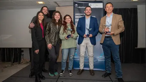 Galardonados en la Jornada de Reconocimiento Empresarial de Columbares. (Columbares)