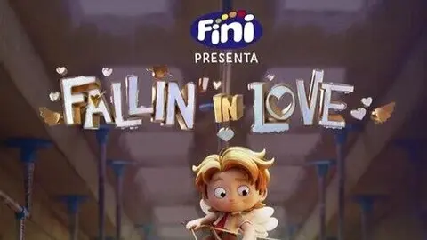 Portada del cortometraje Fallin&rsquo; in Love de Fini. (Fini Golosinas)