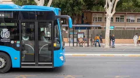 Autob&uacute;s en Cartagena. (Ayuntamiento de Cartagena)