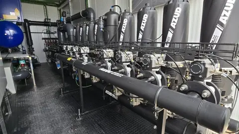 Imagen del sistema de riego automatizado que se est&aacute; utilizando en el proyecto 'Life Triple'. (CARM)