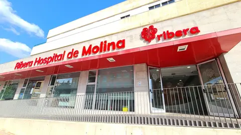 Fachada principal de Ribera Hospital de Molina. (Grupo Sanitario Ribera)