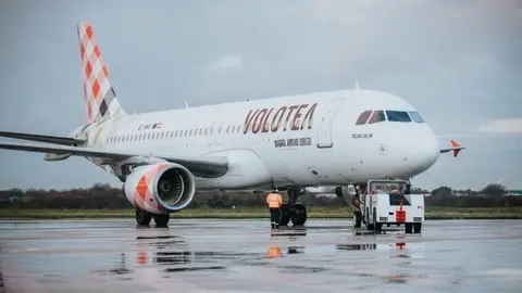 Avi&oacute;n de Volotea. (Volotea)