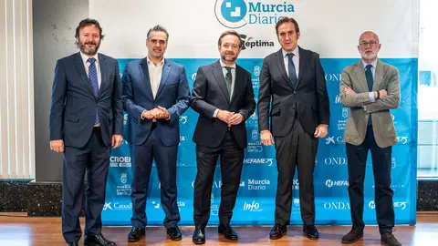Imagen previa al Desayuno MD en el photocall. (Ra&uacute;l Alc&aacute;ntara)