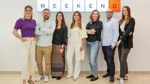 Equipo de la Agencia Weekend. (Agencia Weekend)
