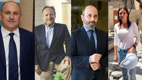 Collage con las im&aacute;genes de Jos&eacute; D&iacute;az Garc&iacute;a; Antonio Ballester; Joaqu&iacute;n G&oacute;mez y Mar&iacute;a Dolores Zapata. (Frecom)