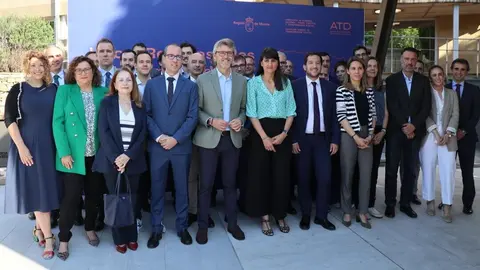 Foto de familia de los participantes en el V Foro de Responsables Auton&oacute;micos en Digitalizaci&oacute;n. (CARM)