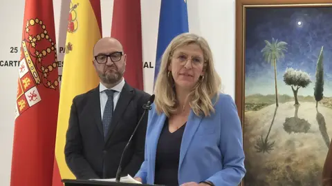 Mercedes Bernab&eacute; en la Junta de Gobierno. (Ayuntamiento de Murcia)