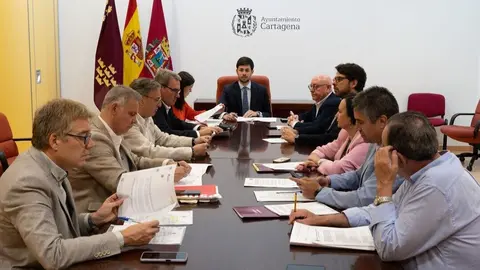 Reuni&oacute;n de la Comisi&oacute;n de Hacienda e Interior del consistorio cartagenero. (Ayuntamiento de Cartagena/Chema E. M.)
