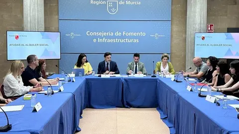 Rreuni&oacute;n de coordinaci&oacute;n de seguimiento de las ayudas al alquiler social. (CARM)