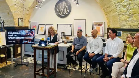 Presentaci&oacute;n de las II Jornadas del Caf&eacute; Asi&aacute;tico Cartagenero. (Hostecar)