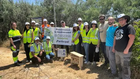 Refugio de polinizadores en Cabezo Beaza. (Hidrogea)