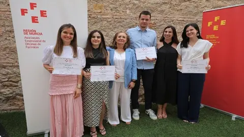 Galardonados en la cuarta edici&oacute;n de los Premios FEFE Murcia. (CROEM)
