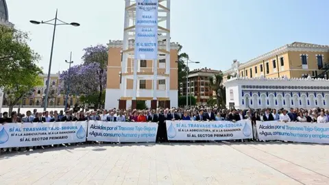 Acto en defensa del trasvase Tajo-Segura en Murcia. (Ayuntamiento de Cartagena)