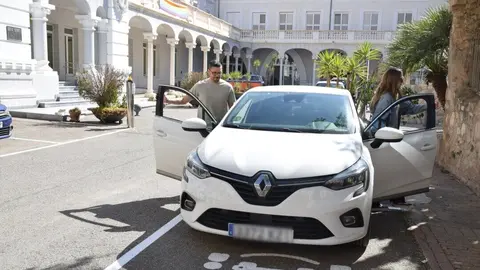Imagen de un coche compartido. (UPCT)