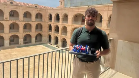 Sergio Abell&aacute;n Saor&iacute;n, alumno del m&aacute;ster en Ingenier&iacute;a Industrial de la UPCT. (UPCT)