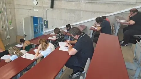 Imagen de la &uacute;ltima oposici&oacute;n a Secundaria, celebrada en 2023. (CARM)