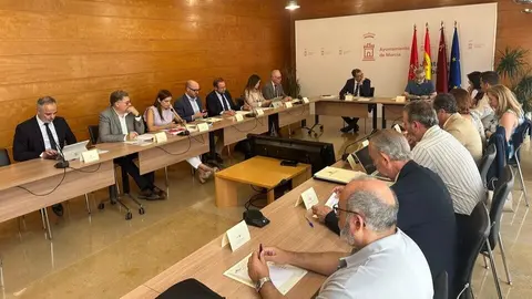 Consejo de Administraci&oacute;n de Aguas de Murcia. (Ayuntamiento de Murcia)