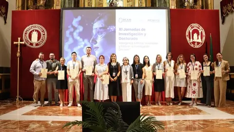 Foto de familia en la jornada. (UCAM)