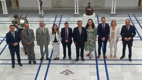 El equipo directivo de la Consejer&iacute;a de Medio Ambiente, Universidades, Investigaci&oacute;n y Mar Menor. (CARM)