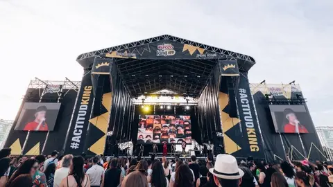 Imagen de un escenario patrocinado por ElPozo King Upp en ediciones anteriores. (Grupo Fuertes)