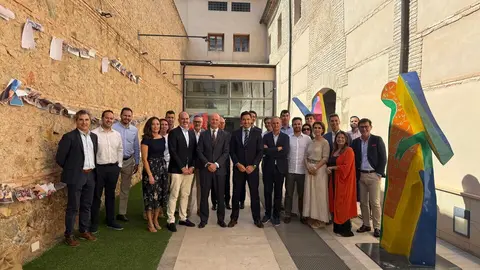 Participantes en el Desayuno de trabajo organizado por Adimur.