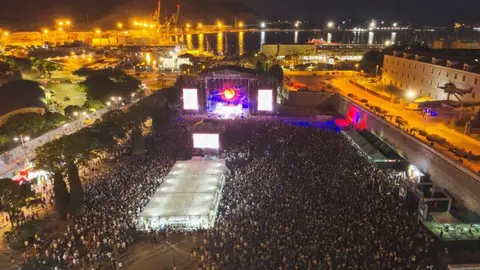 Arde Bogot&aacute; en el festival Cartagena Suena 2025. (Ayuntamiento de Cartagena)