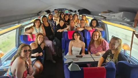 Imagen de los agentes de viajes participantes en el 'fam trip' organizado por el Instituto de Turismo para promocionar la ciuda de Murcia como destino 'MICE'. (CARM)