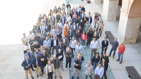 Imagen adjunta de quienes asistieron al foro Par&eacute;ntesis que se celebr&oacute; en abril. (UPCT)
