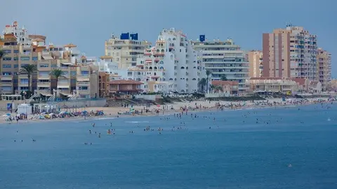 Vista de La Manga del Mar Menor. (CARM)