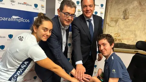 Imagen durante la firma del acuerdo. (Comit&eacute; Paral&iacute;mpico Espa&ntilde;ol)