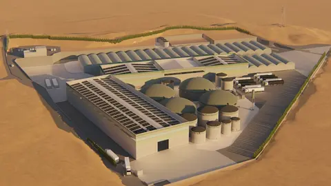 Proyecto de la planta de biometano de Enag&aacute;s Renovable en Las Torres de Cotillas. (Enag&aacute;s Renovable)