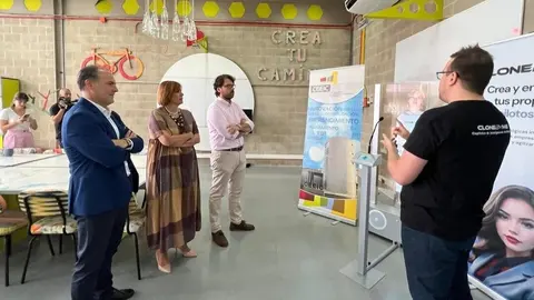 CloneByMe presenta su nueva tecnolog&iacute;a Chloe. (Ayuntamiento de Cartagena)