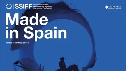 Cartel del patrocinio de Universae a la Secci&oacute;n Made in Spain del Festival de San Sebasti&aacute;n. (Universae)