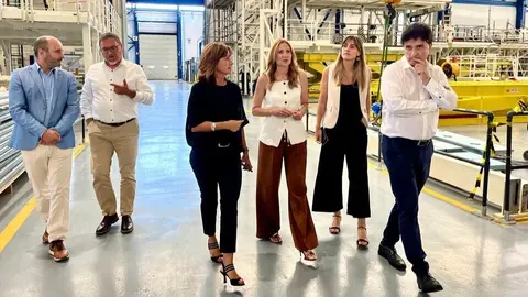 Visita de la consejera de Empresa, Marisa L&oacute;pez Arag&oacute;n, a la sede de MTorres en Fuente &Aacute;lamo. (CARM)
