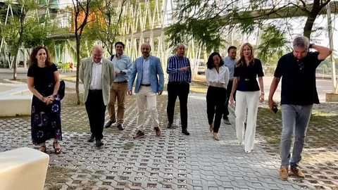 La consejera de Empresa, Marisa L&oacute;pez Arag&oacute;n, visita el Centic, en el Parque Cient&iacute;fico de Murcia. (CARM)