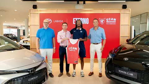 Toyota Labasa y UCAM Murcia CB renuevan su alianza en la temporada del 40 aniversario del club