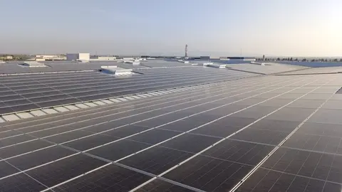 Cubierta solar en la instalaci&oacute;n. (ESP Solutions)