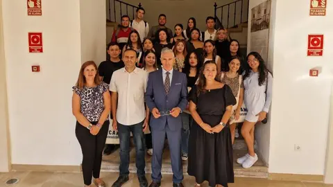 Estudiantes mexicanos del Instituto Irapuato en la UCAM. (UCAM)