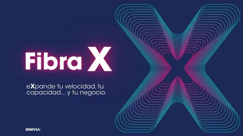 Cartel de Fibra X de Onivia. (Onivia)