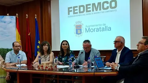 La consejera Sara Rubira en la jornada  &lsquo;El sector del envase de madera en Espa&ntilde;a: empleo, econom&iacute;a y territorio. (CARM)