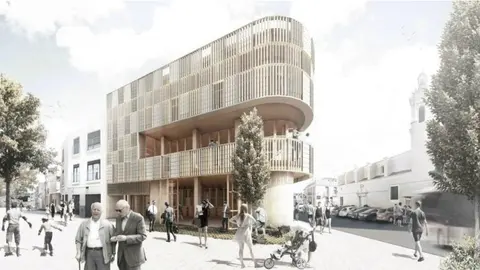 Proyecto de rehabilitaci&oacute;n del ayuntamiento de Picassent que desarrollar&aacute; Abala. (Hozono Global)