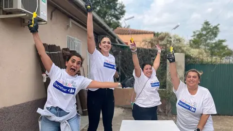 Colaboradores de Carrefour en esta iniciativa. (Carrefour)