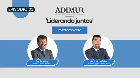 Cartel del quinto episodio del podcast 'Liderando Juntos' de Adimur. (Adimur)