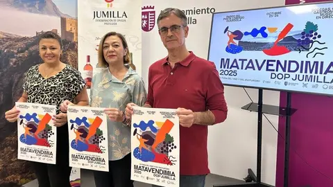 Imagen durante la presentaci&oacute;n de la feria. (DOP Jumilla)