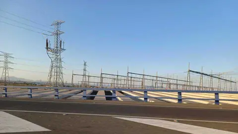 Postes de red el&eacute;ctrica en la Regi&oacute;n de Murcia. (CARM)