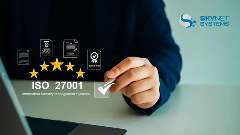 Infograf&iacute;a de la certificaci&oacute;n ISO 27001 de Skynet Systems. (Skynet Systems)