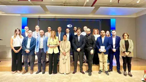 La consejera de Empresa, Empleo y Econom&iacute;a Social, Marisa L&oacute;pez Arag&oacute;n, tras uno de los encuentros mantenidos esta ma&ntilde;ana en Dub&aacute;i.&nbsp;(CARM)