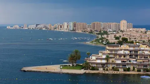 Una vista de La Manga del Mar Menor. (CARM)